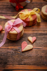 Cookies of shape heart