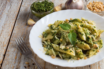 Penne Pasta with Pesto