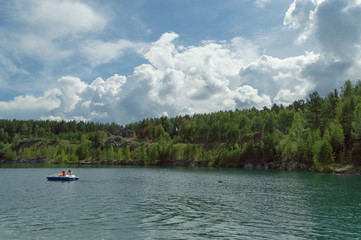 leisure activity at lake