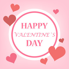 Happy Valentines Day web banner or poster. Design