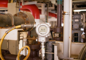 Pressure transmitter, and temperature transmitter for measurement and monitor data of oil and gas...