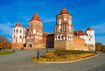 Fototapeta na wymiar Belarus. Mir castle