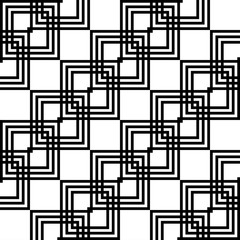 Design seamless monochrome geometric pattern