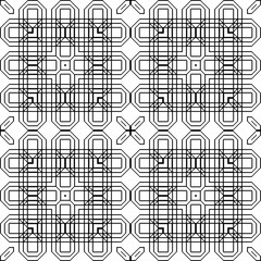 Design seamless monochrome geometric pattern