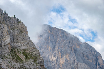 High mountain peaks in the Alps