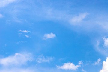 Blue sky with clouds background