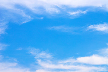 Obraz premium Blue sky with clouds background