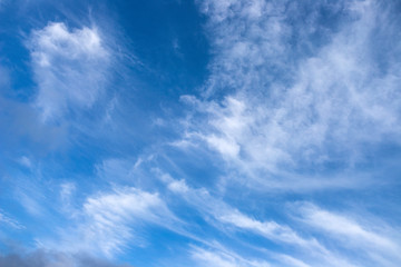 blue sky with clouds background