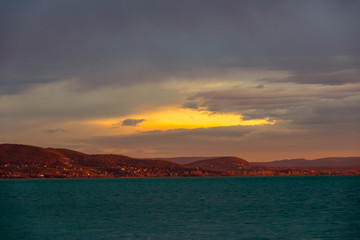 Balaton lake in Hungary