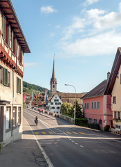 Obraz premium Town of Steim am Rheim