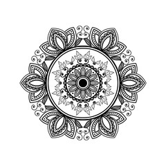 Vintage kalamkari decorative illustration design