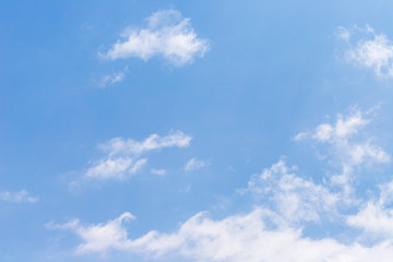 Obraz premium Blue sky with clouds background