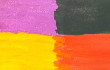 Multicolored abstract background. Watercolor painting. Illustration.