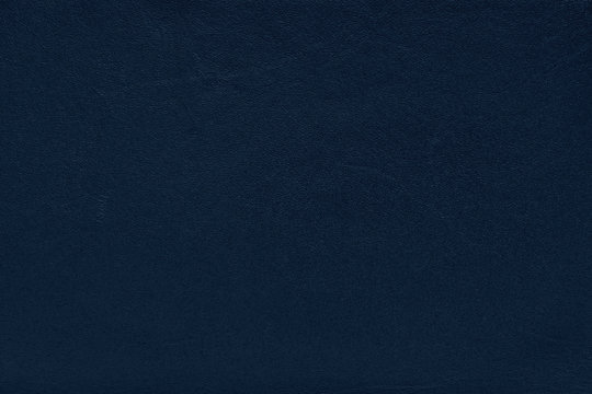 Deep blue leather background.