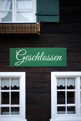 Geschlossen