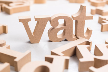Vat Word on Table