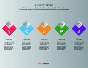 Infographic template design
