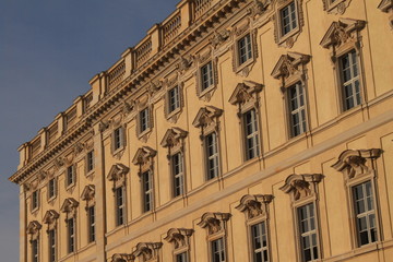 Fototapeta na wymiar Auferstehung in Berlin: Fassade des Schlosses (Südseite)