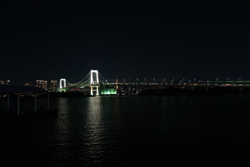 Fototapeta na wymiar 東京ベイブリッジ夜景