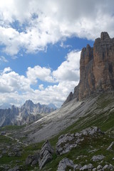 Tre Cime mountains Dolomites Italy