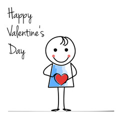 Gert wünscht einen happy valentines day