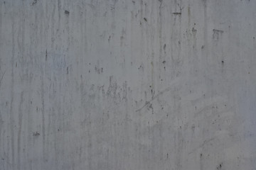 Texture of old gray concrete wall. Dirty cement grunge background.