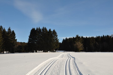 Obraz premium Winter in Ernstthal