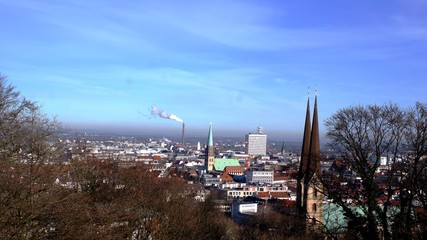 view of city Bielefeld