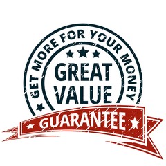 Fototapeta premium Great Value label illustration