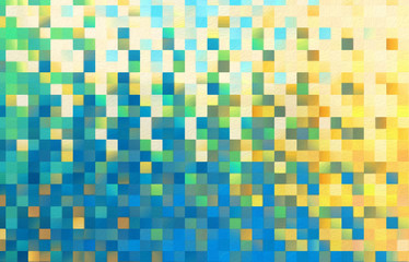 Abstract square blocks shapes gradient pattern background