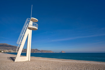 Albir beach in Alfas del Pi of Alicante