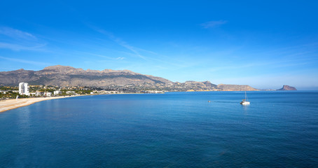 Albir beach in Alfas del Pi of Alicante