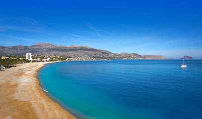 Albir beach in Alfas del Pi of Alicante