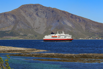 Passenger ships Ms Richard With -  Norwegian coast