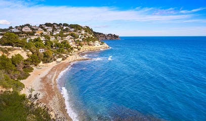 Benissa cala Baladrar beach from Alicante