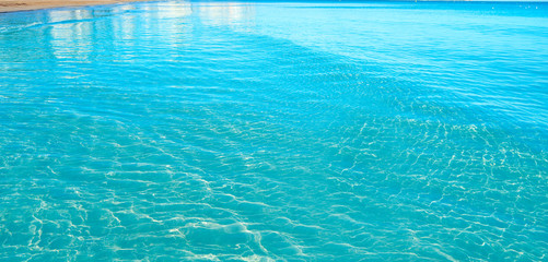 Clear transparent beach water shore