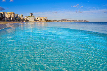 Playa de Fossa beach in Calpe of Alicante