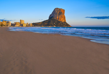Arenal Bol beach in Calpe in Alicante