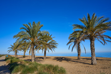 Denia las Marinas beach in Alicante
