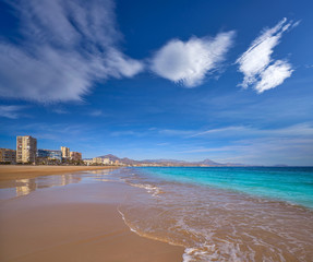 El Campello beach Muchavista playa Alicante