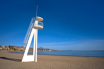 Campello of Alicante Carrer la Mar beach