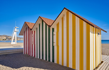 Fototapeta premium Campello of Alicante Carrer la Mar beach