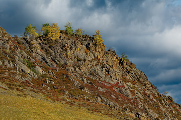 Russia. The South Of Western Siberia. Early autumn in the Altai mountains