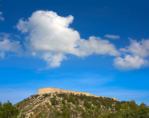 Fototapeta na wymiar Guardamar del Segura Castle in Spain