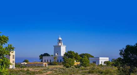 Faro de Santa Pola lighthouse in Alicante