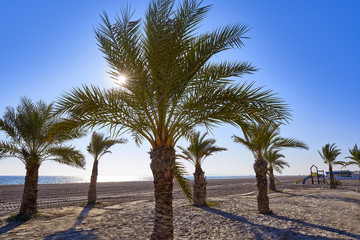Obraz premium Santa Pola Tamarit beach in Alicante Spain