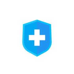 health insurance icon, vector logo