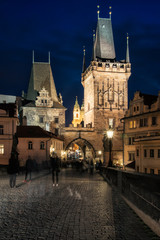 Naklejka na ściany i meble View of Prague. Charles bridge