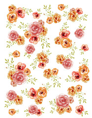seamless floral pattern with flowers