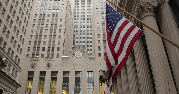 Chicago Board Of Trade Building Exterior